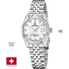 Festina női karóra gyöngyház számlap acél szíj elegáns