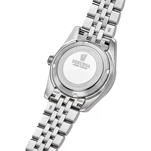 Festina női karóra gyöngyház számlap acél szíj elegáns