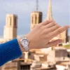 Festina női karóra kék számlap acél tok acél szíj elegáns