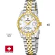 Festina női karóra fehér számlap acél tok acél szíj elegáns