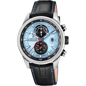 Festina Timeless Chronograph férfi karóra kék számlappal