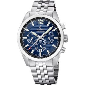   Festina Timeless Chronograph F20742/4 férfi karóra kék számlappal