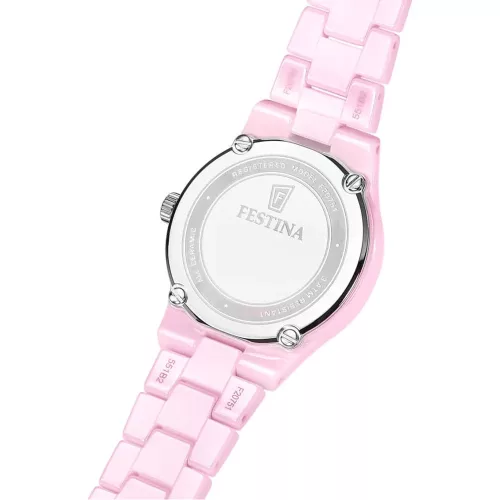 Festina női karóra fekete kerámia cirkon köves elegáns