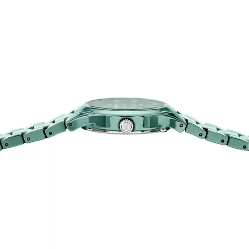 Festina női karóra zöld kerámia cirkon köves számlap elegáns
