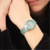 Festina női karóra zöld kerámia cirkon köves számlap elegáns