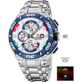 Festina Chrono Bike 2026 limitált magyarországi férfi karóra kék számlap acél szíj