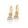 Gyermek Sárga-arany elől kapcsos fülbevaló - GYF40Sf