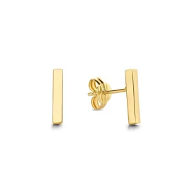 Jackie Gold 14K arany fülbevaló – bar dizájn, minimalista stílus