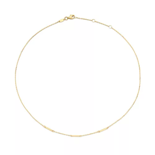 Jackie Gold 14 karátos arany tripla lapmedálos női nyaklánc