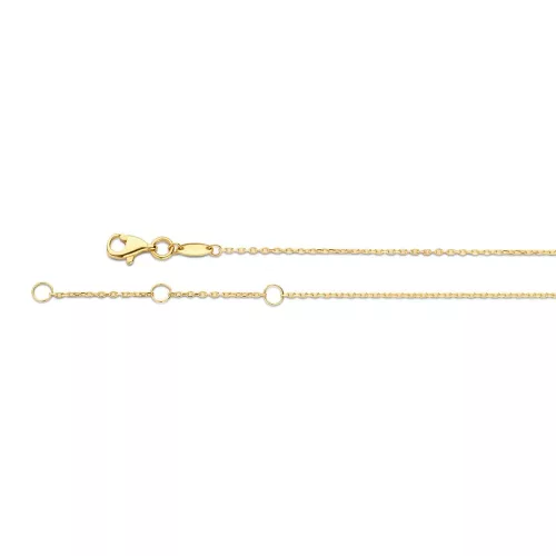 Jackie Gold 14 karátos arany tripla lapmedálos női nyaklánc