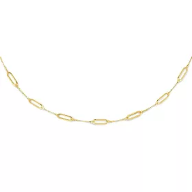 Jackie Gold 14 karátos arany ovális karikás női nyaklánc
