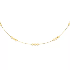 Jackie Gold 14 karátos arany kör medálos női nyaklánc