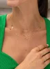 Jackie Gold 14 karátos arany kör medálos női nyaklánc