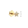 Jackie Gold 14 karátos arany csillag alakú fülpiercing