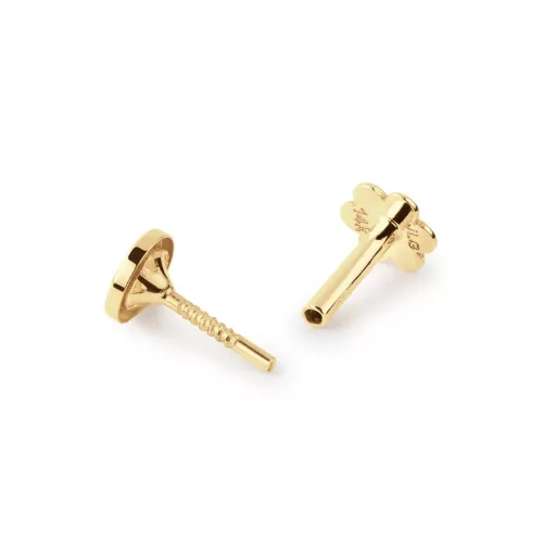 Jackie Gold 14 karátos arany vintage fehér topáz fülpiercing