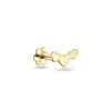 Jackie Gold 14 karátos arany szív alakú fülpiercing