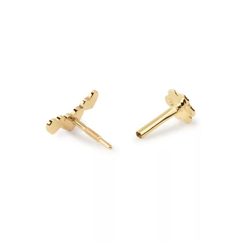 Jackie Gold 14 karátos arany szív alakú fülpiercing
