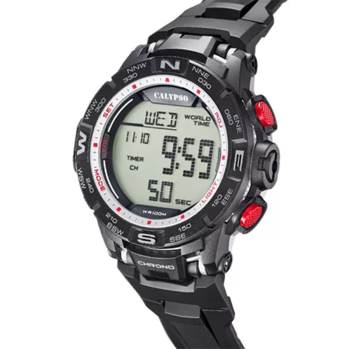 Calypso digitális fekete K5816/4 karóra