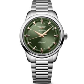 Elegáns Longines L3.830 Conquest férfi svájci automata karóra szilícium rugóval