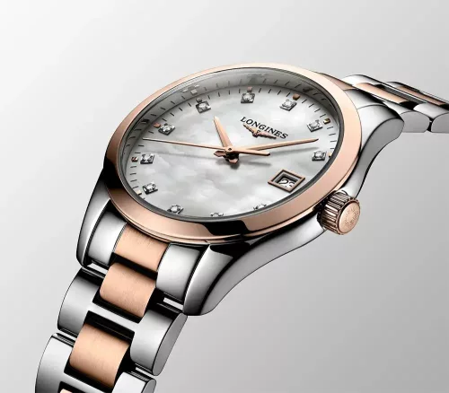 Longines Conquest 34mm női bicolor karóra - L2.386.3.87.7