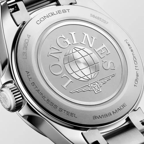 Longines Conquest női karóra fehér számlappal L3.350.4.12.6