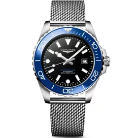 Longines HydroConquest 42 mm férfi karóra fekete számlappal