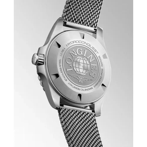 Longines HydroConquest 42 mm férfi karóra fekete számlappal