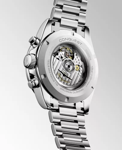 Sportosan elegáns Longines Conquest férfi svájci automata karóra szilícium rugóval