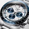 Elegáns és sportos Longines Conquest férfi svájci automata karóra szilícium rugóval