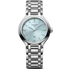 Longines PrimaLuna női karóra mentazöld számlap gyémánt index