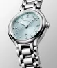 Longines PrimaLuna női karóra mentazöld számlap gyémánt index