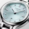 Longines PrimaLuna női karóra mentazöld számlap gyémánt index