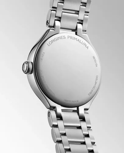 Longines PrimaLuna női karóra mentazöld számlap gyémánt index