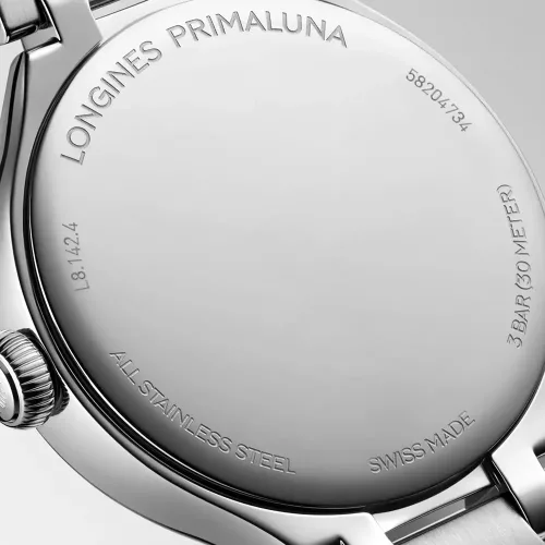 Longines PrimaLuna női karóra mentazöld számlap gyémánt index