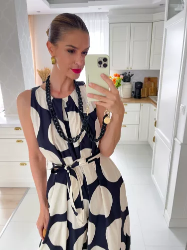 Telefon nyaklánc LA COQUE FRANCAISE ALICE NOIR MAT LE265193