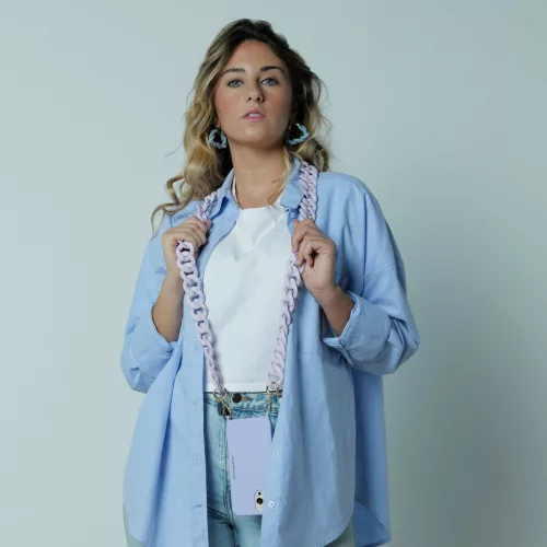 Telefon nyaklánc LA COQUE FRANCAISE ALICE ROSE PALE MAT LE306070