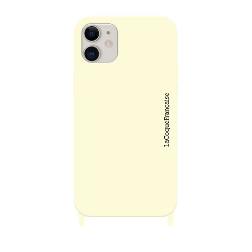 La Coque Francaise Iphone 11 Bézs szilikon telefon tok