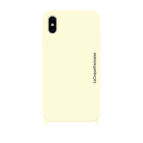 La Coque Francaise Iphone X/Xs Bézs szilikon telefon tok