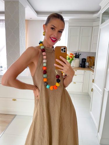 Telefon nyaklánc LA COQUE FRANCAISE JULIE MULTICOLORE LE312553