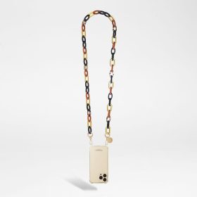   Telefon nyaklánc LA COQUE FRANCAISE DAISY NOIR ET CAMEL LE313074