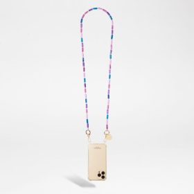   Telefon nyaklánc LA COQUE FRANCAISE EMILY PERLES ROSES FIL FLUO LE313115