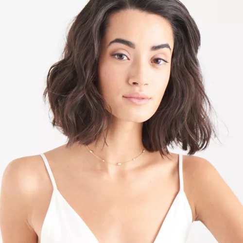 Ania Haie aranyozott Női ezüst Nyaklánc - N014-04G