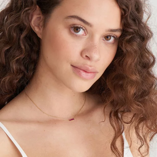 Ania Haie aranyozott Női ezüst Nyaklánc - N028-03G-R