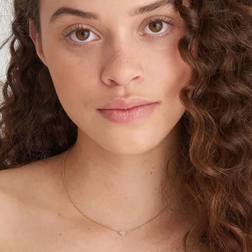 Ania Haie aranyozott Női ezüst Nyaklánc - N030-01G-B