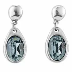 UNOde50 női nyaklánc ezüstözött kék medállal bohém