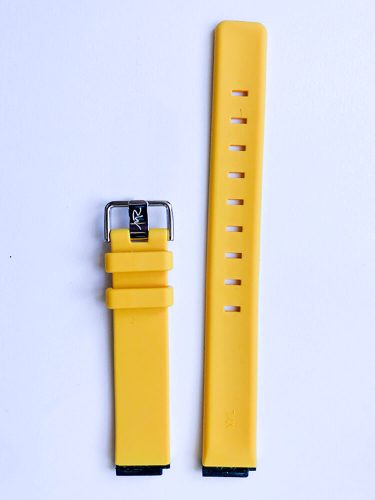 Bering Max René citromsárga kaucsuk óraszíj - 14mm / 15531-600