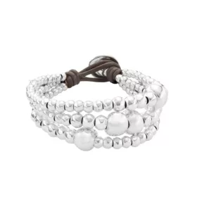 UNOde50 női ezüstözött karkötő bohém elegáns design