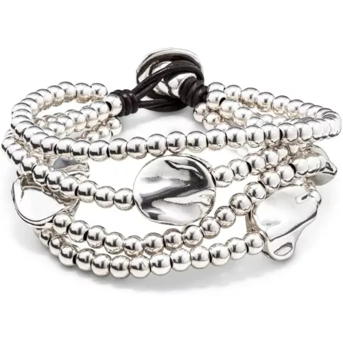 UNOde50 női ezüstözött karkötő bohém elegáns design