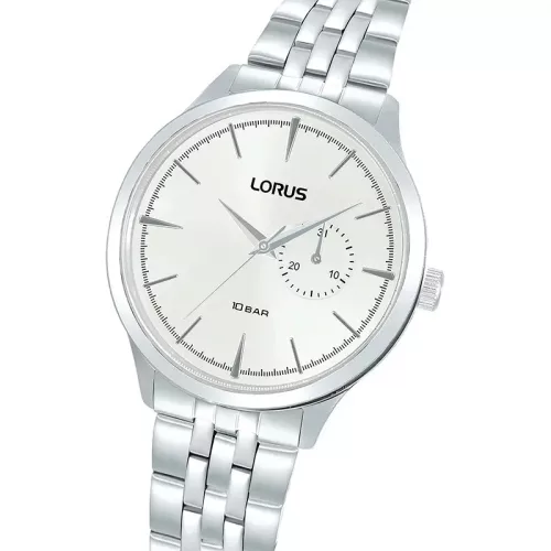 Lorus ferfi karora ezust acel tok vilagos szamlap datum