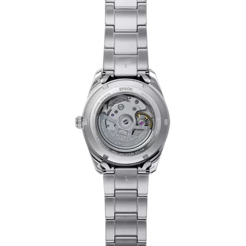 Orient ferfi karora 38.5 mm zold szamlap automata acel kivitel